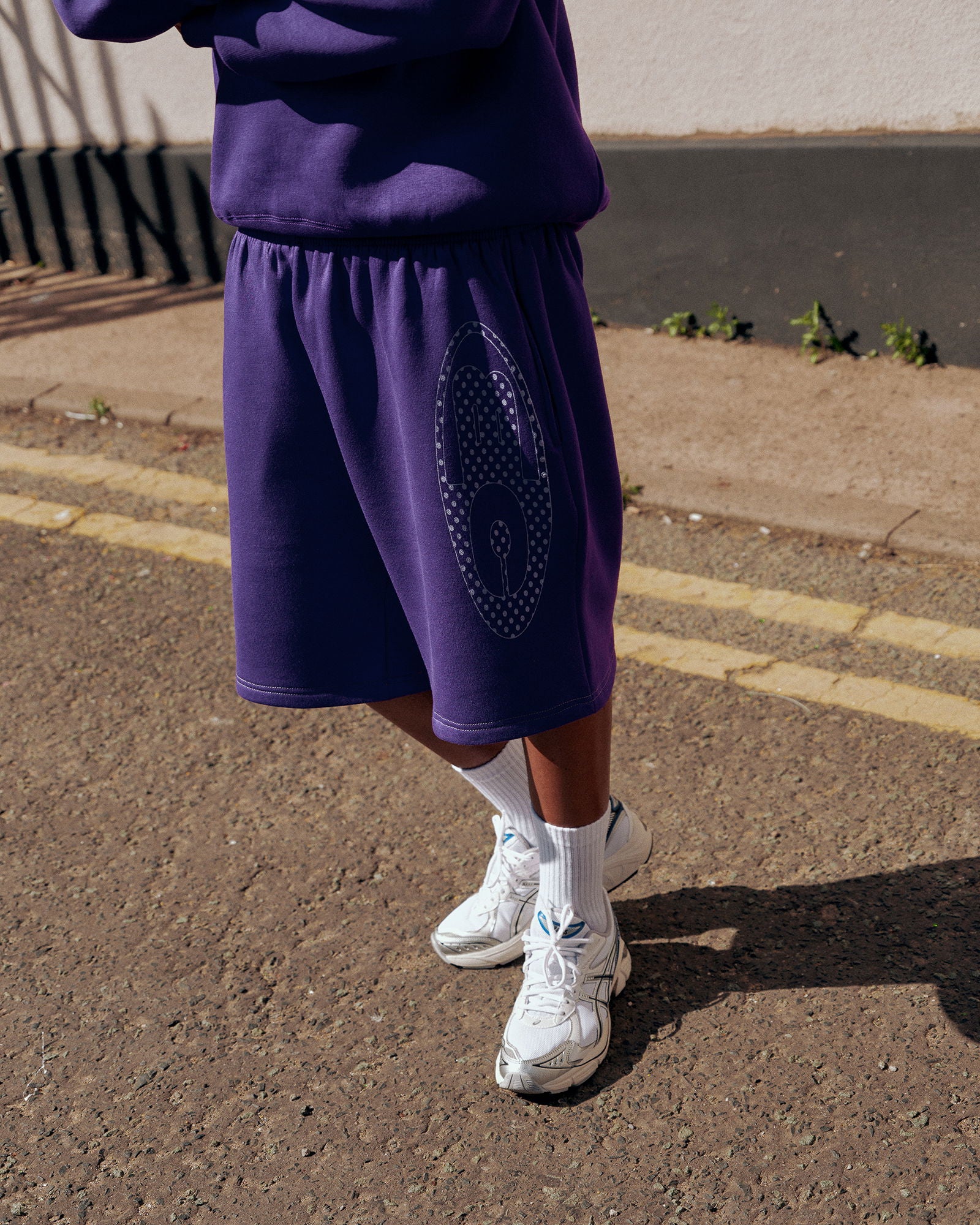 Dot Domino Shorts (Purple)