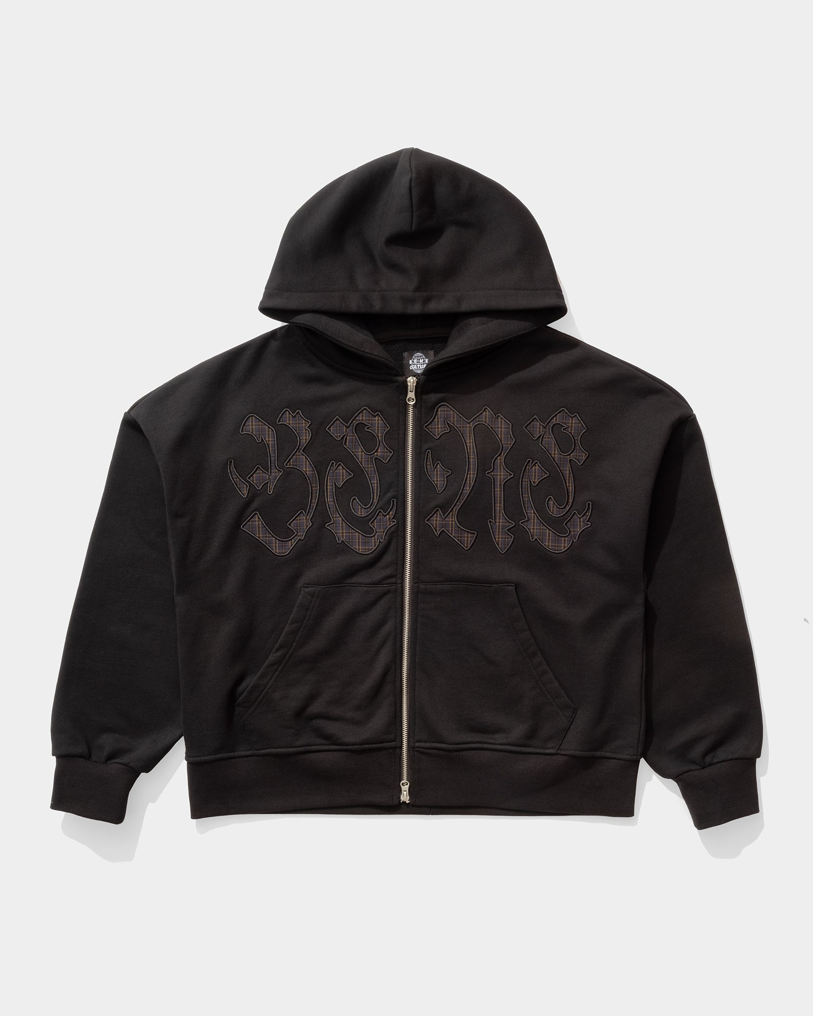 Star Zip Hoodie (Black)