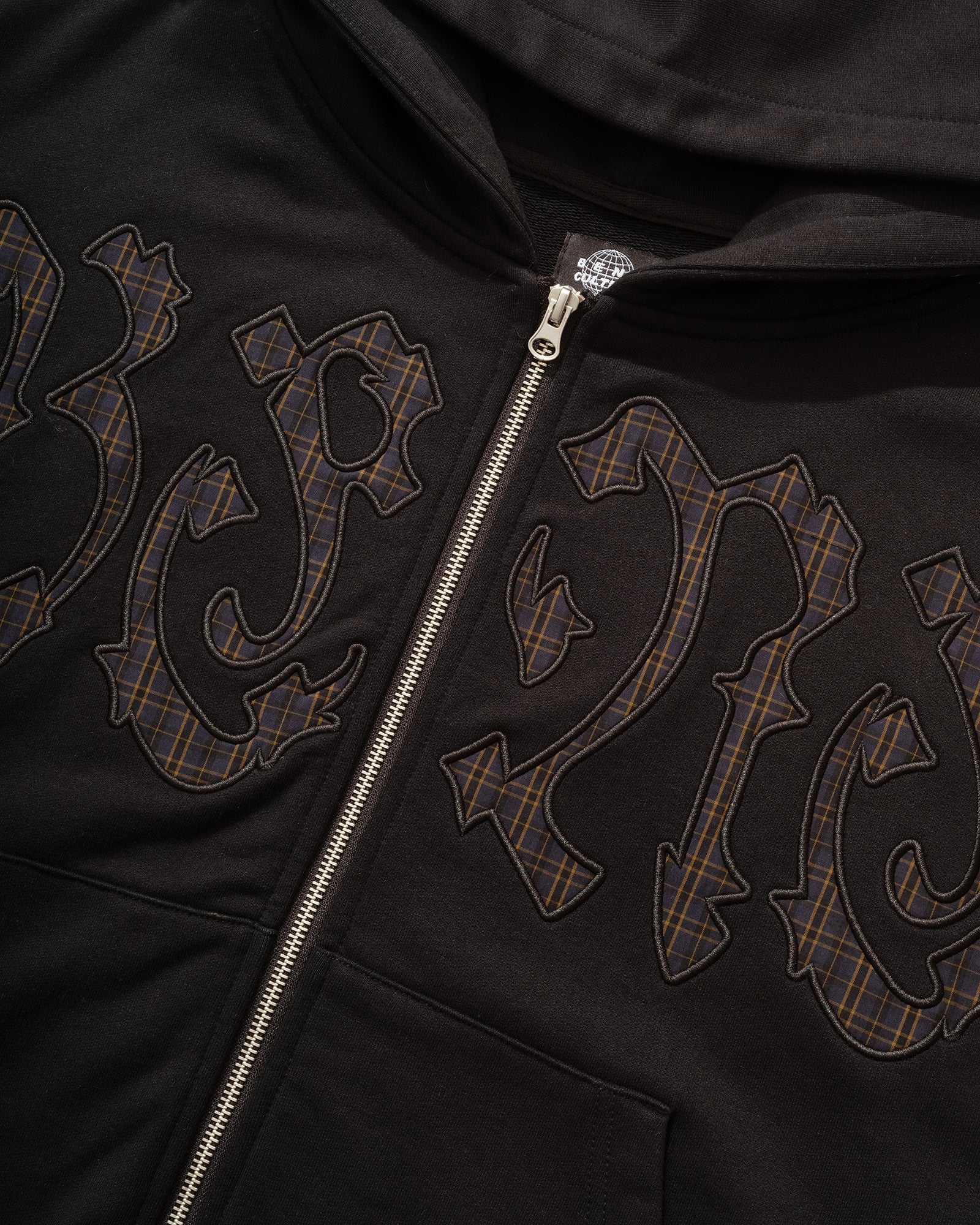 Star Zip Hoodie (Black)